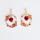 thumbnail image 4 of 1 par de de rosa retro, elegantes cortos de metal clásicos hipoalergénicos de Yuyangstore Pendientes Retro Rosa, 4 of 7