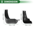 thumbnail image 3 of Unique Bargains Mud Flaps Splash Guards Mud Guards for Nissan NOTE 2017-2020 W/Mount  Accessories, 3 of 6