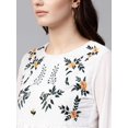 thumbnail image 5 of Pannkh Women's Floral Embroidered Sheer Top, 5 of 8
