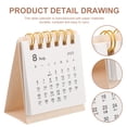thumbnail image 4 of EeaseMX Mini calendario de escritorio mini calendario calendario de escritorio pequeño calendario de oficina, 4 of 7