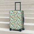 thumbnail image 6 of Susaid Flowers and Cactus Print Elastic Washable Suitcase Cover with Hidden Zipper, Fits 18-32 Inch Luggage for Protection During Travel-Medium, 6 of 7