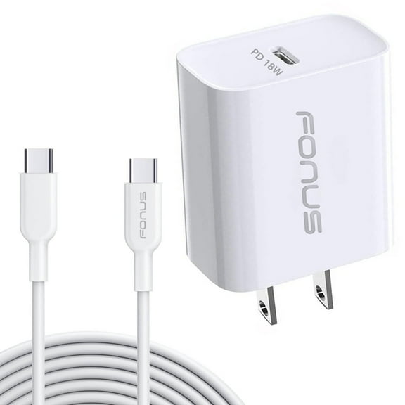For OnePlus Nord N30 5G - Fast Type-C 18W PD Home Charger, 10ft Long Cable Quick Power Adapter USB-C for OnePlus Nord N30 5G Phone