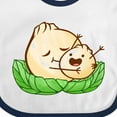 thumbnail image 4 of Inktastic Cute Dumpling Family Boys or Girls Baby Bib, 4 of 4