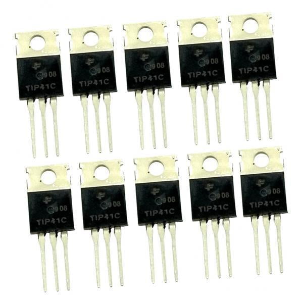 2x /Electrical/Transistors TIP41C to220 100V / 6A / 65W NPN Transistor