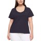 thumbnail image 1 of Tommy Hilfiger - Camiseta básica SS para mujer, azul, 2X, 1 of 1