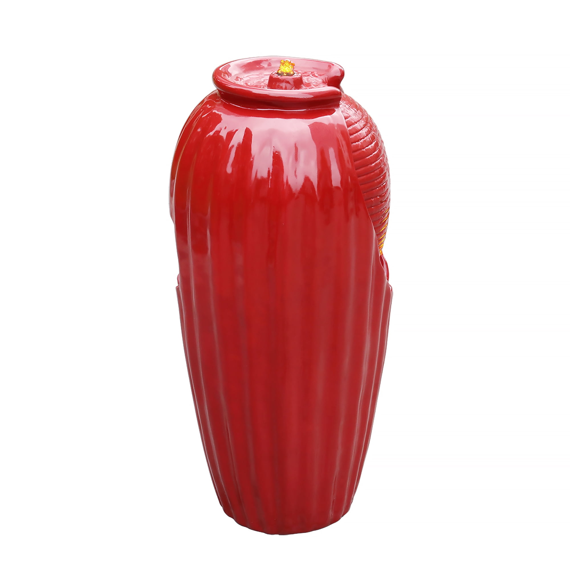 Teamson Home 32.01" LED Vase Water Fountain