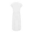 thumbnail image 5 of Dresses for Women, Women Casual Loose Boho Dress with Pockets Short Sleeve Long Maxi Summer Beach Swing Dresses Sundress, 5 of 5