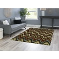 thumbnail image 2 of Trio Mouzi Brown Area Rug 5x7 Transitional Contemporary Design Indoor Use, 2 of 6