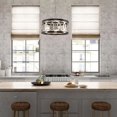 thumbnail image 2 of TOMIYA Silver Dining Room Light Fixture Wood Farmhouse Kitchen Chandelier Drum Pendant Light for Dining Room, 3-Light, 2 of 7
