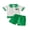 Green, variant on BemeyourBBs 2Pcs Toddler Baby Boy Golf Outfits Infant Boys Summer Clothes Lapel Neck Golf Themed Embroidery Short Sleeve Button Down Shirt Tops and Pockets Shorts Set