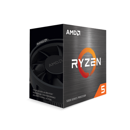 AMD - Ryzen 5 5600X 4th Gen 6-core, 12-threads Unlocked Desktop Processor With Wraith Stealth Cooler - Black