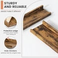 thumbnail image 4 of Floating Picture Ledge Shelves Set of 4, 48 Inch Shelves with Lip - Large Nursery Book Shelf for Toys Storage, Kids Bookshelf, Living Room, Bedroom Decor Frames, 4 of 14