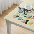 thumbnail image 4 of nygtbtfer and Fitted Tablecloth Table Cover with Wipeable Polyester Circle Table Cloths for Party White, 4 of 7