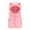 Pink, variant on Funicet Cute Bear Winter Coats Vest for Kids with Hoods (Padded) Light Puffer Vest Sleeveless Zipper Up Jacket Outerwear for Baby Boys Girls, Infants, Toddlers