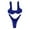 Blue, variant on asdoklhq Swimsuits for Women Plus,Women's Bikini Solid Set Swimsuit Two Piece Filled Bra Swimwear Beachwear