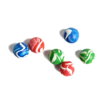 Way to Celebrate Marble Bouncy Balls, Multi Colors, Party Favors, Everyday, 6 Pieces