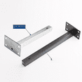 thumbnail image 3 of Soporte de partición de soporte recto de acero inoxidable de acero Soporte de capa engrosada de carga Soporte triangular Estante de almacenamiento de pared, 3 of 4