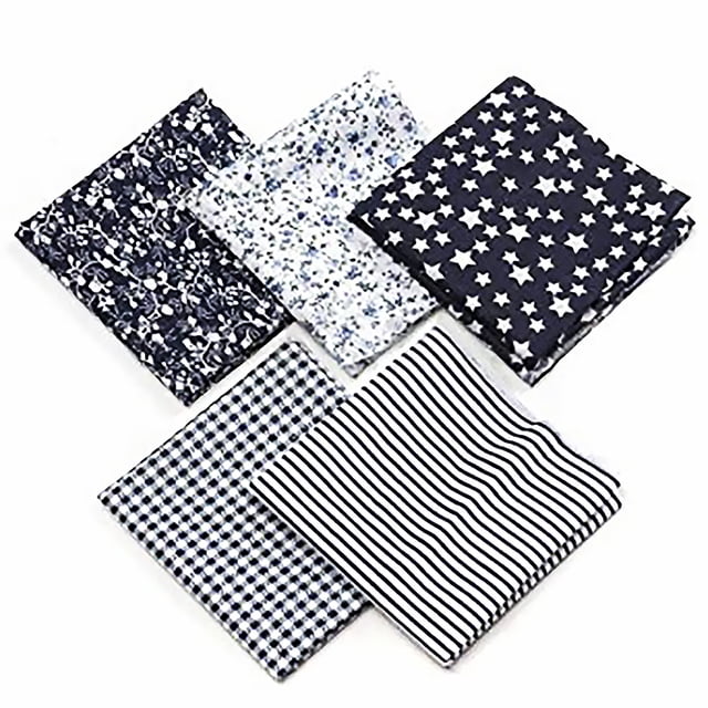 Tela de algodón para coser, acolchar, Patchwork, ropa de bricolaje, tela artesanal de costura, 50x50cm 5 Piezas seitruly HA2507-06