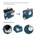 thumbnail image 3 of Snowman Stylish Men Wallet with Coin Pocket - Durable 0.7 Microfiber Zinc Alloy Jaws, 4.3x4.7 in/11x12 cm Size, 3 of 7