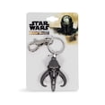thumbnail image 1 of Llavero Star Wars Mandalorian Mythosaur Metal Plateado, 1 of 8