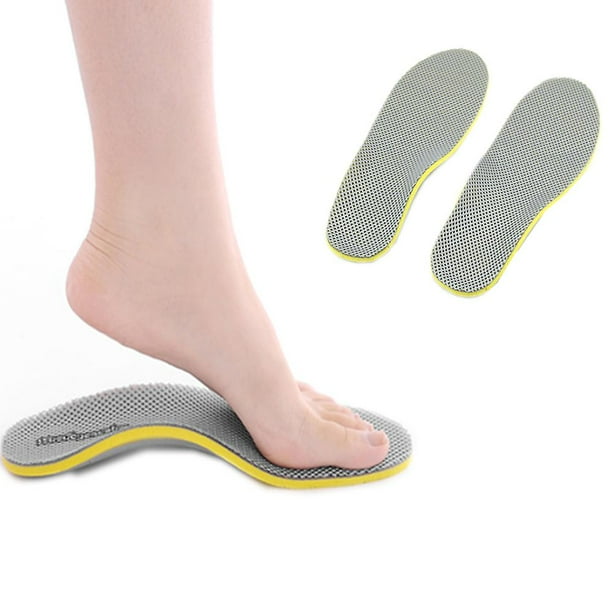 Gray Nosotros 7.5-12.5 Hombres Plantillas con soporte para arco Footful Zapatos planos Almohadillas con cortable Nuevo