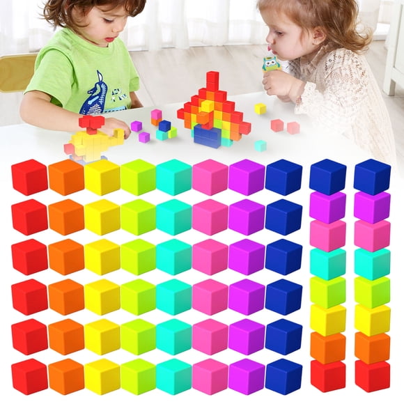 Jkkant Grands Blocs de Construction pour Tout-Petits, Grand Ensemble de Jouets de Construction à Tige, Blocs de Casse-Tête Éducatifs pour le Développement Cérébral, Enfants de 1-3 2-4 Ans