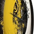 thumbnail image 5 of Designart "Yellow White Yin And Yang Balance and Harmony" Meditation Oversized Wall Clock, 5 of 5