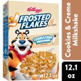 thumbnail image 3 of Kellogg's Frosted Flakes Breakfast Cereal Cookies and Creme Milkshake, Kids Cereal, 12.1 oz, 3 of 9