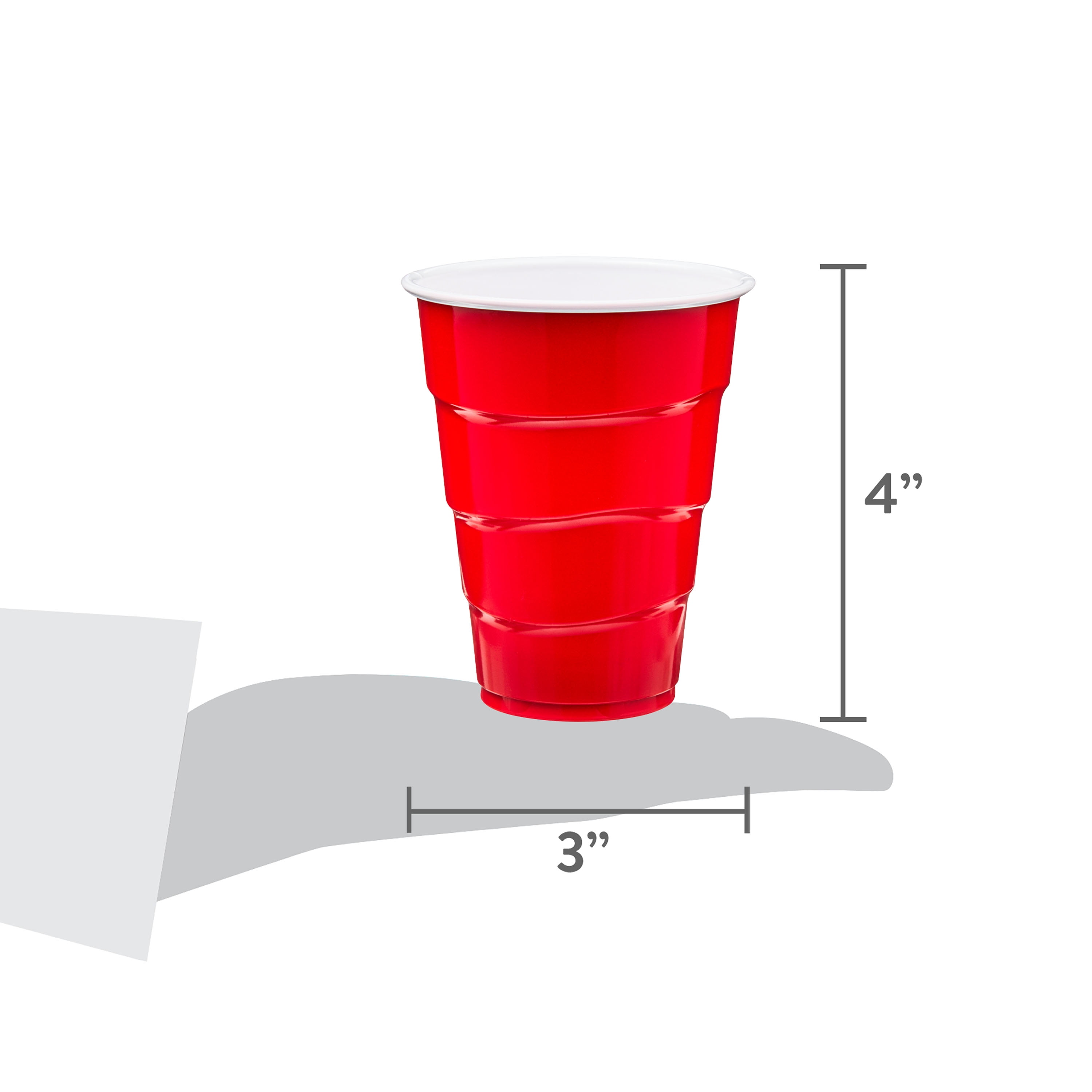 SOLO Cup Company Small Red Plastic Party Cups, 9 Ounce, 300 Count  (ASQ950-20004) : Health & Household 