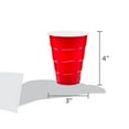 thumbnail image 2 of Great Value Disposable Plastic Party Cups, Red, 9 oz, 50 Count, 2 of 8