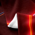 thumbnail image 3 of Erosebridal Gradient Geometric Flannel Blanket, Red Sherpa Throw, Abstract Striped Room Decor, 3 of 5