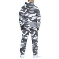 thumbnail image 6 of Hearthz Men's Hoodie Tracksuit 2 Pieces Set Camouflage Fleece Hoodie Jogger Sweatpants Set Winter Mens Sweatsuit, 6 of 6