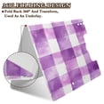 thumbnail image 2 of FORMRS A4 Clipboard Folder with Pen Holder Horizontal Foldable School Office Binder, Purple and White Pattern, 2 of 9