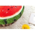 thumbnail image 5 of Yirtree Round Throw Pillows 13 Inch Orange Kiwi Watermelon Fruit , 3D Print Decorative Plush Funny Fruit Stuffed Cushions Toy Seat Pad for Couch, Chair, Floor, Sofa, 5 of 8