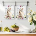 thumbnail image 3 of Easter Bunny Kitchen Towels Set of 1, Spring Daisy Flower Colorful Eggs White Wooden Absorbent Dish Towels for Kitchen, Microfiber Hand Towel, Quick Drying Tea Towel for Cleaning Dishcloths, 3 of 7