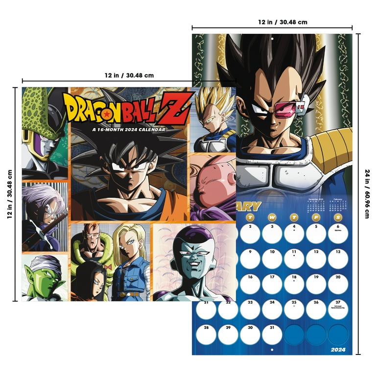 ポスター DRAGONBALL Z CALENDAR 2006 Trends International 2024 Dragon Ball Z Wall Calendar & Push