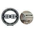 thumbnail image 3 of Reloj de pared digital Zulema Reloj electrónico redondo Decoración 30 cm, 3 of 8