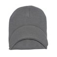 thumbnail image 2 of Cuffless Beanie Visor Cap, Grey, 2 of 2