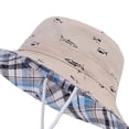 thumbnail image 2 of Jamicy Beach Baby Sun Hat Sun Protection Cute Wide Brim Summer Baby Boy Bucket Hats Toddler Sun Hats for Boys Girls, 2 of 10