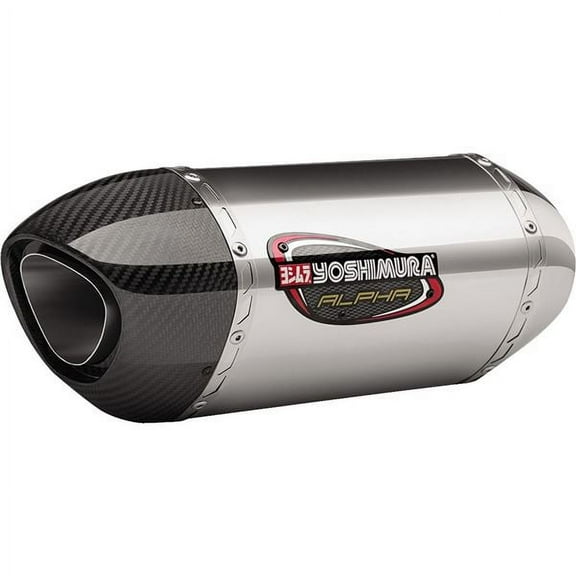 Yoshimura Alpha Stainless Slip-On Exhaust with Stainless Muffler Suzuki GSX-R600 | GSX-R750 2011-2020