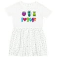 thumbnail image 3 of Inktastic I Love Bugs Girls Toddler Dress, 3 of 5