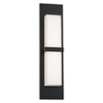 thumbnail image 3 of WAC Lighting Bandeau 10" LED 3500K Aluminum Indoor/Outdoor Wall Light in Black, 3 of 5