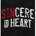 thumbnail image 2 of Sincere Heart Sinner Naughty Attitude Men's Graphic T Shirt Tees Brisco Brands S, 2 of 5