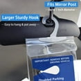 thumbnail image 5 of 4/2pcs Handicap Placard Holder for Auto, Ultra Transparent Handicapped Placard Holder, Disabled Parking Permit Holder, Handicap Parking Placard Holder Sign Holder with Large Hanger, 5 of 7