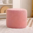 thumbnail image 2 of XIBUFE 2026 New Small Sponge Velvet Changing Ottoman for Bedroom,Nursery,Living Room,Closet Pink, 2 of 7