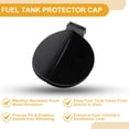 thumbnail image 4 of Cubierta de tapa de tanque de combustible Unique Bargains para Volkswagen CC 2006-2012, tapa de llenado de combustible tipo tornillo No.3C8809857C ABS negra, 4 of 6