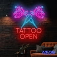 thumbnail image 4 of Handmadetneonsign Tattoo Open Neon Sign, Tattoo Studio Led Sign, Tattoo Artist Led Light, Ink Studio Wall Art Decor 81087, 4 of 5