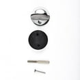thumbnail image 5 of Renovator's Supply Chrome Domed Door Stop Floor Mount Bumper w/TWO H Choices Installation Hardware Included Set of 25, 5 of 9