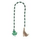 thumbnail image 3 of Irish Bead Garland with Shamrock Charm and Tassel for St. Patrick's Day Farmhouse Decor, 3 of 5