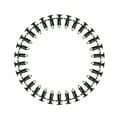 thumbnail image 3 of Clips de Rivet de Fixations en Nylon 30PCS 8mm Clips Automatiques Universels et Fixation pour le Remplacement des Clips, 3 of 7